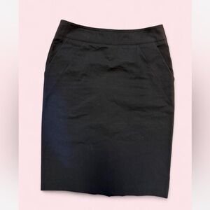 Emporio Armani Classic Black Pencil Skirt